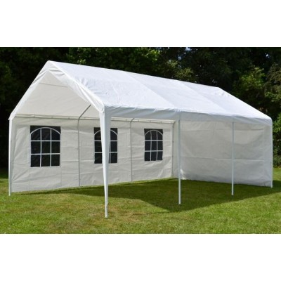 Záhradný stan - biely, 4 x 6 m