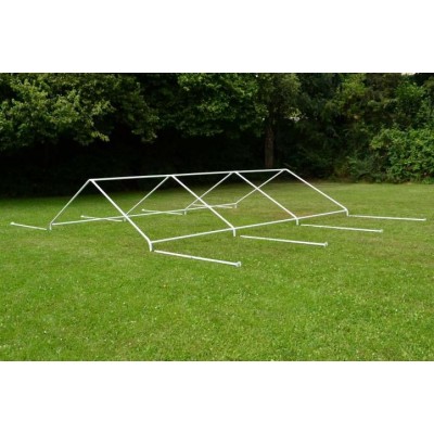 Záhradný stan - biely, 4 x 6 m