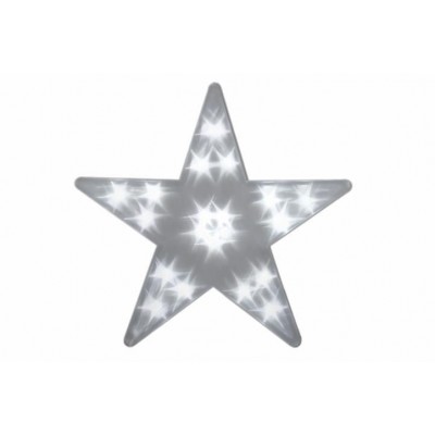 Vianočná dekorácia - Svetelná hviezda - 20 LED, 35 cm
