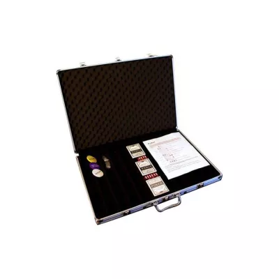 Hliníkový kufor na 1 000 ks žetónov s príslušenstvom