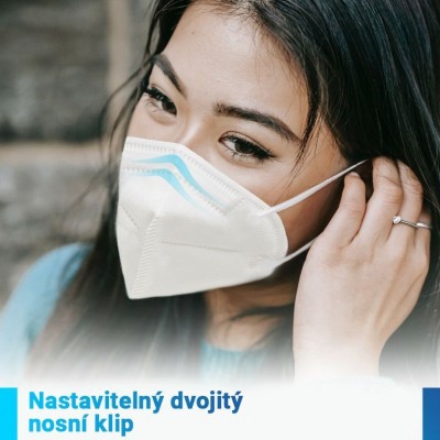 Ochranná maska, respirátor FFP2, 10 kusov