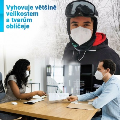 Ochranná maska, respirátor FFP2, 10 kusov