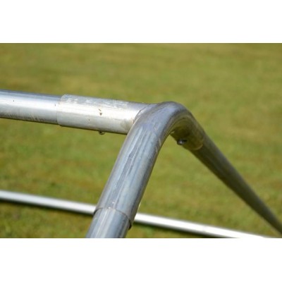 Záhradný stan - biela / červená, 4 x 6 m