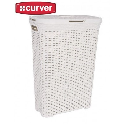 Kôš na prádlo STYLE RATTAN 40l krémový CURVER