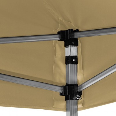 Záhradný párty stan 3 x 6 m INSTENT - nožnicový - champagne