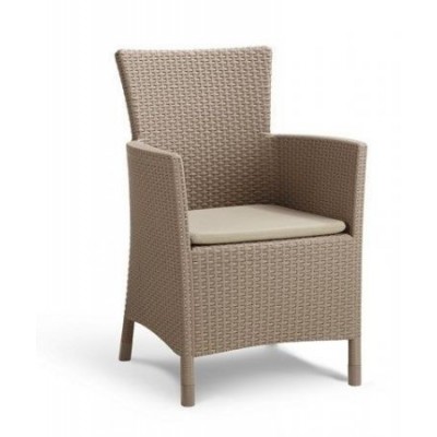 Polyratanové kreslo MONTANA cappucino