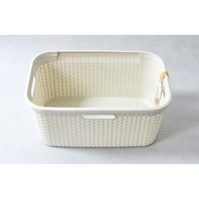 Kôš na prádlo RATTAN STYLE 45l krémový CURVER