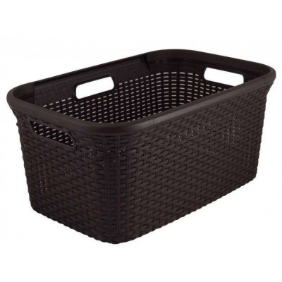 Kôš na prádlo RATTAN STYLE 45l hnedý CURVER