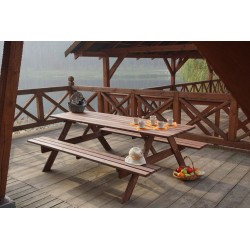 Dřevěný PIKNIK set - 220CM