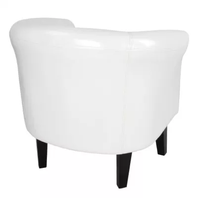 MIADOMODO Sada kresiel Chesterfield, 58 x 71 x 70 cm, biela