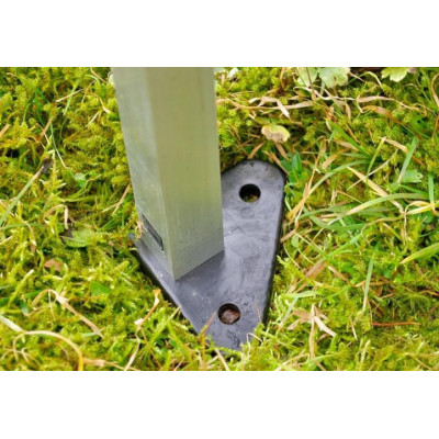 Záhradný párty stan nožnicový 3 x 3 m, biely Garth + 4 bočné steny