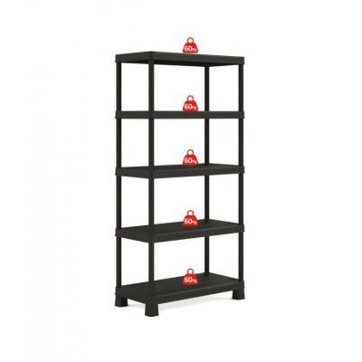 Plastový otvorený regál PLUS TRIBAC 90/5 - 182 x 90 x 45 cm Plastový otvorený regál PLUS TRIBAC 90/5 - 182 x 90 x 45 cm