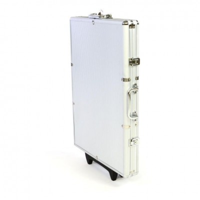 Hliníkový kufor na 1 000 ks žetónov s príslušenstvom Trolley