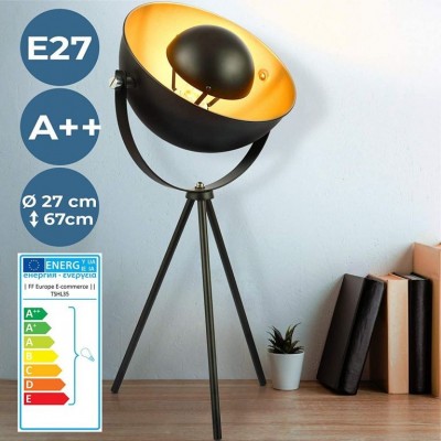 Stolná lampa so stojanom, 22 x 22 x 67 cm