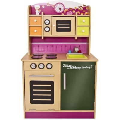 Detská kuchynka, drevená, 61 x 100 x 33 cm