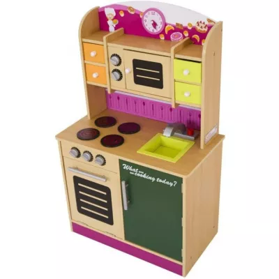 Detská kuchynka, drevená, 61 x 100 x 33 cm