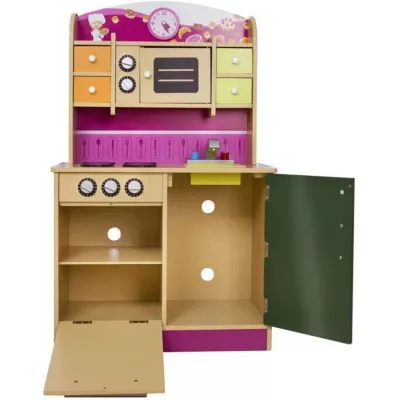 Detská kuchynka, drevená, 61 x 100 x 33 cm