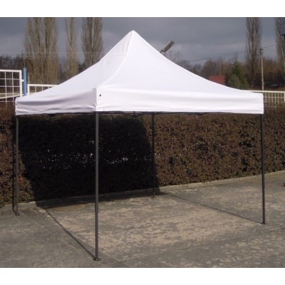Záhradný párty stan DELUXE nožnicový + bočné steny - 3 x 3 m biela Záhradný párty stan DELUXE nožnicový + bočné steny - 3 x 3 m biela