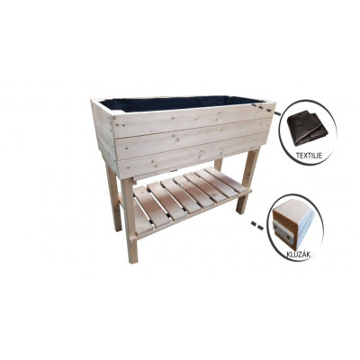 Záhon na vysokých nohách 985 x 410 x 870 mm