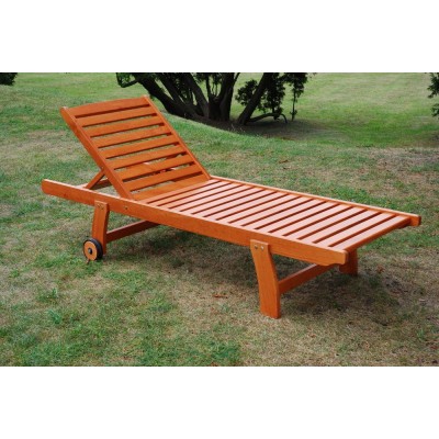 Záhradné drevené ležadlo LUISA