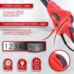 TIMBERTECH brúska na sadrokartón, 710 W, 12 kotúčov