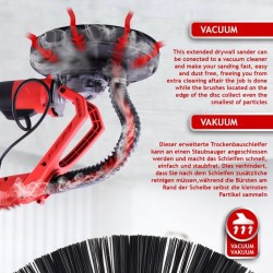 TIMBERTECH brúska na sadrokartón, 710 W, 12 kotúčov