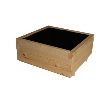 Drevený kvetináč Flor - 62 x 62 x 29 cm