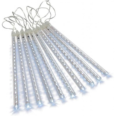 NEXOS osvetlenie s vodopádovým efektom - studená biela