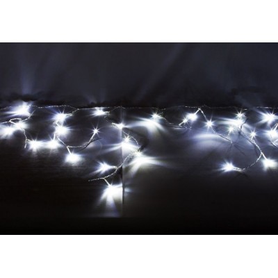 Vianočný svetelný dážď - 5 m, 144 LED, studeno biely Vianočný svetelný dážď - 5 m, 144 LED, studeno biely