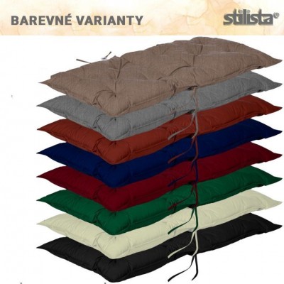 STILISTA sada 2 polstrovaní na nízké stoličky, krémová