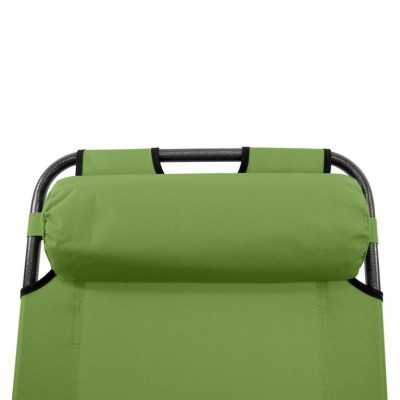 Skladacie záhradné ležadlo - zelené