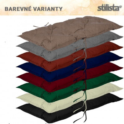 STILISTA sada 2 polstrovania na nízkej stoličky, antracitová