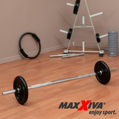 Maxxiva vzpieračská tyč na nakladanie, pružina, 120 cm