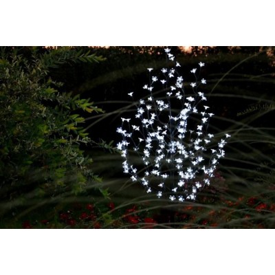 NEXOS Dekoratívny LED strom s kvetmi 1,5 m, studená biela