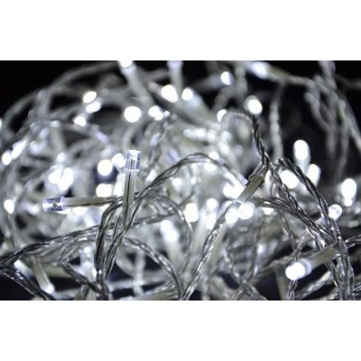 GARTH Vianočná reťaz 9 m, 100 LED diód, studená biela