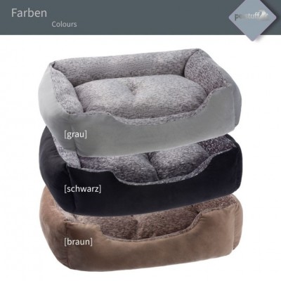 Petstuff pelech pre psa, veľkosť M, 65 x 48 x 19 cm, šedý