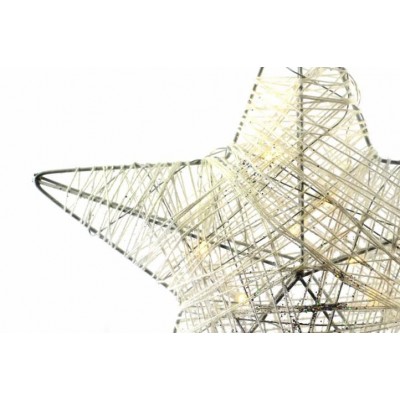Vianočná dekorácia - hviezda, 25 cm, 10 LED diód