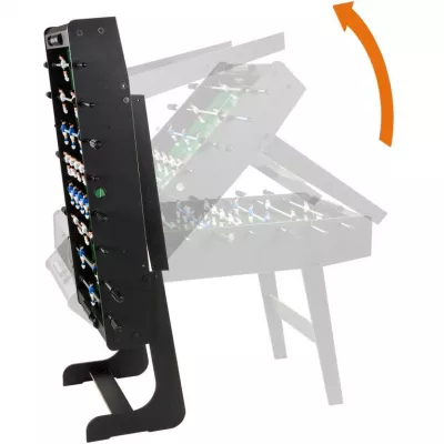 Stolný futbal rozkladací 121 x 101 x 79 cm - čierny