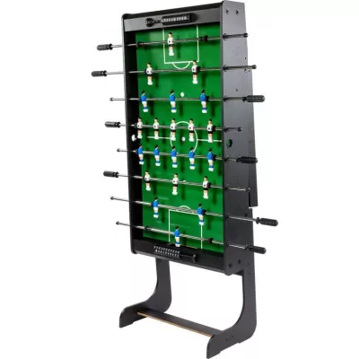 Stolný futbal rozkladací 121 x 101 x 79 cm - čierny