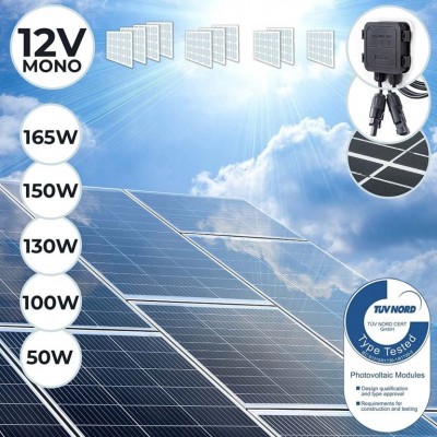 Fotovoltaický solárny panel 110 x 67 x 3,5 cm, 130 W