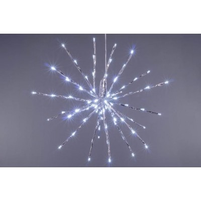 Vianočné osvetlenie - meteorický dážď, stud. biely, 80 LED