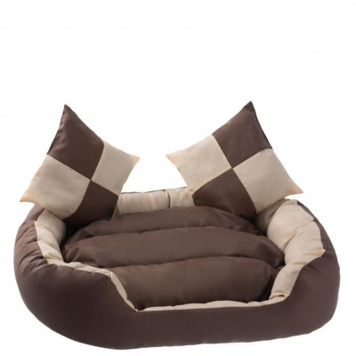 Petstuff pelech pre psa, krémovo- hnedý, 65 x 50 x 20 cm Petstuff pelech pre psa, krémovo- hnedý, 65 x 50 x 20 cm