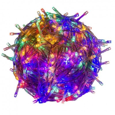 VOLTRONIC Vianočná reťaz 60 m, 600 LED, farebná