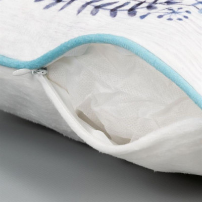 Dekoračný vankúšik Modrý motýľ, 40 x 40 cm