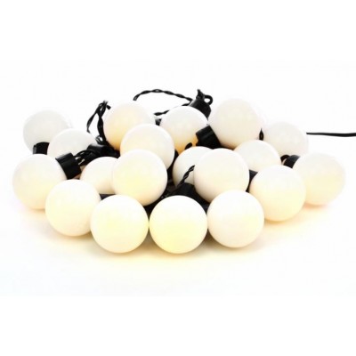 Záhradné párty osvetlenie – vonkajšie, 20 LED, teplá biela