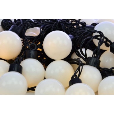 Záhradné párty osvetlenie – vonkajšie, 20 LED, teplá biela