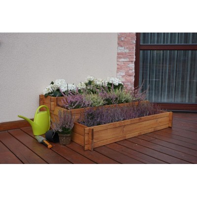 Drevený exkluzívny kvetináč kaskádovitý ZÁHRADKA