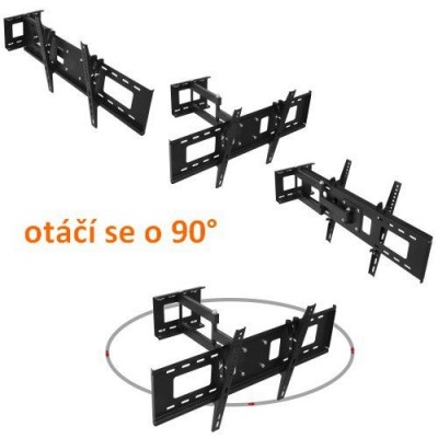Nástenný držiak pre LCD TV - polohovateľný