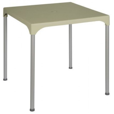 ROJAPLAST Záhradný stôl PRIME, 70 x 70 cm, taupe