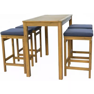 ROJAPLAST Záhradný barový set COLIN, drevený, 37 kg